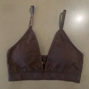 Danskin Intimates Dark Brown Bralette Sz M like new condition